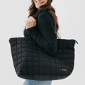 Padded Tote Bag with Interchangeable Strap — Western Style