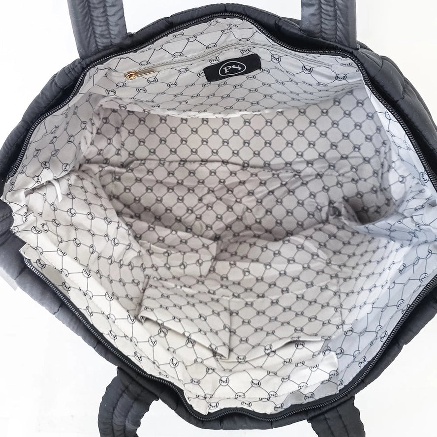 Padded Tote Bag with Interchangeable Strap — Western Style