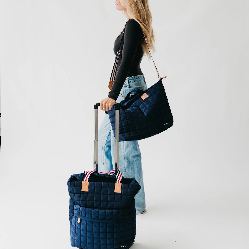 Padded Travel Set — Tote Bag & Wheeled Luggage